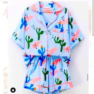 Cutest Blue and Pink Cactus Pajamas from Boutique